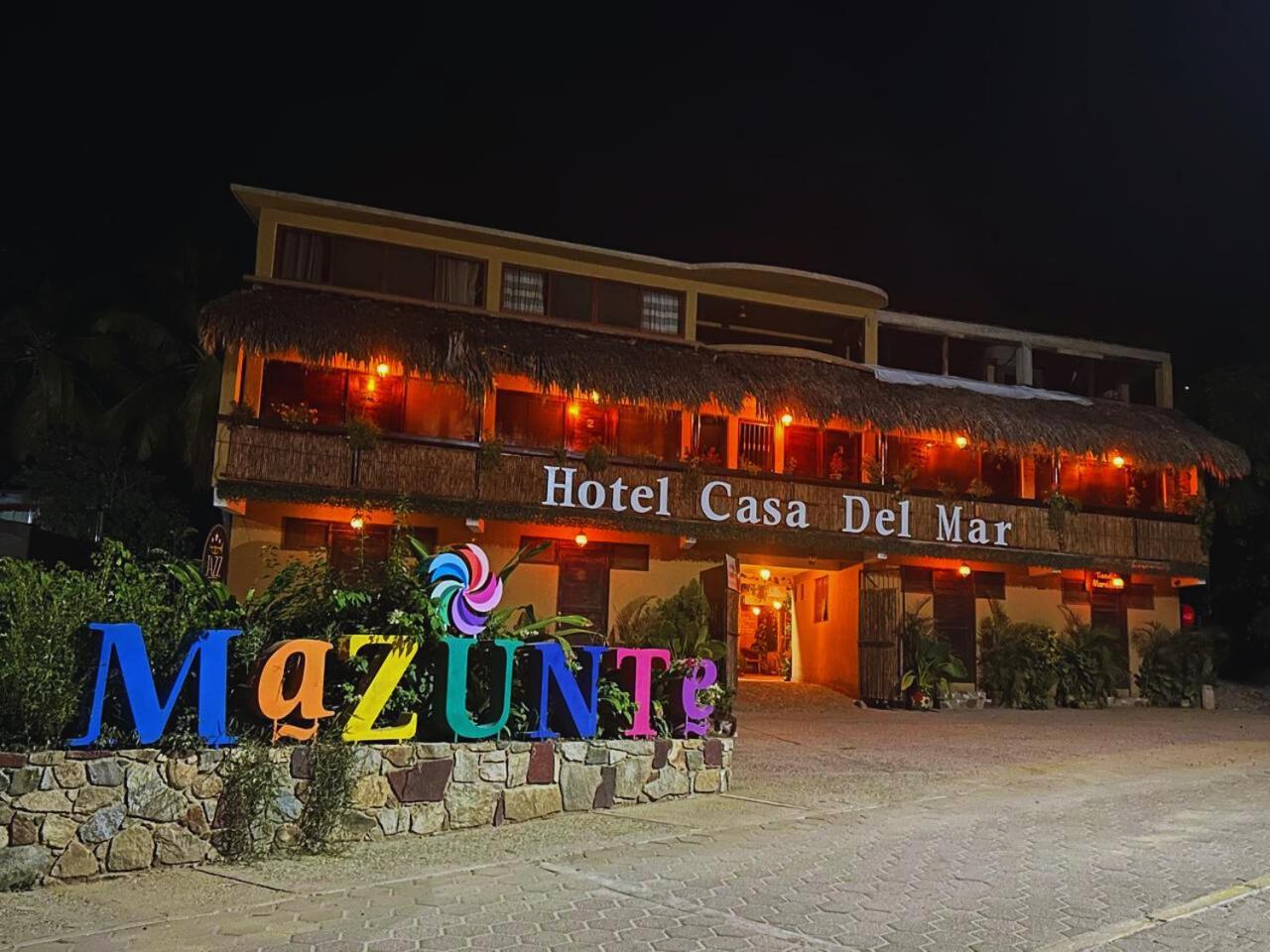Hotel Casa Del Mar Mazunte Santa María Tonameca Eksteriør billede